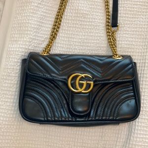 Black inspired GG purse